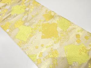 クリスマスセール大特価品　川島織物製　霞に箔散らし模様織り出し　袋帯